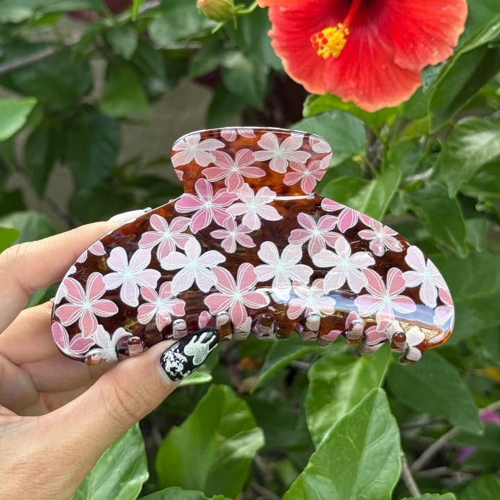 Plumeria Bombucha brown | Collab x Reiko for wholesale by Phases Hawaii