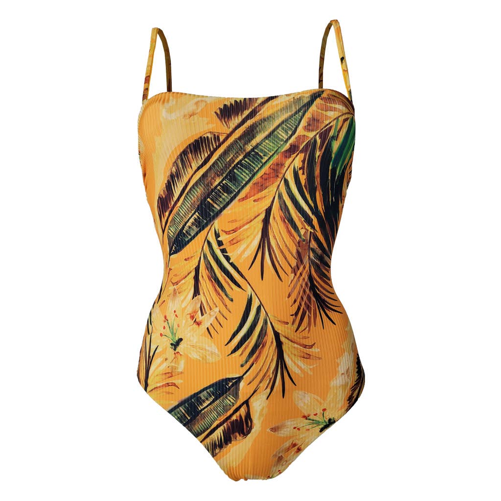 Edelvissa - Wholesale One Piece Swimsuit - Women's - Ribbed Jungle One Piece5