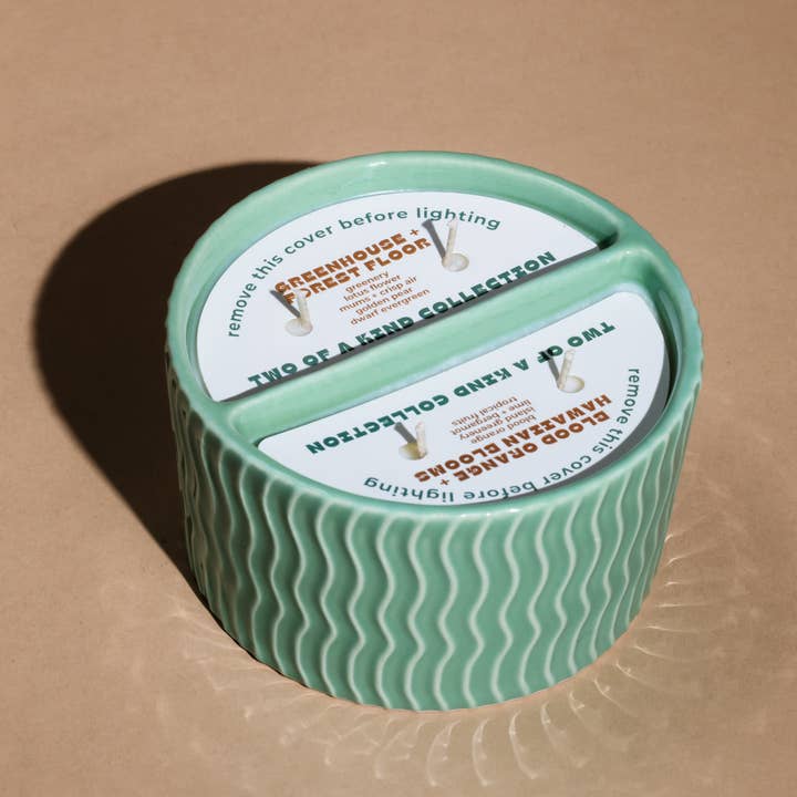 Modern Makers Provisions - Wholesale Jar/Filled Candle - Greenhouse + Forest Floor | Blood Orange + Woodland Sage