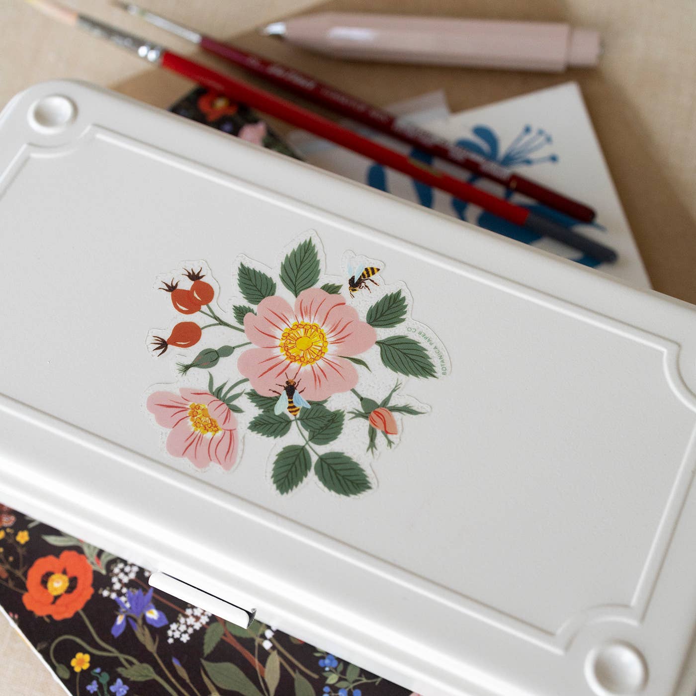 Botanica Paper Co. - Venta al por mayor Pegatina - ROSA DE PERRO | PEGATINA DE VINILO TRANSPARENTE1