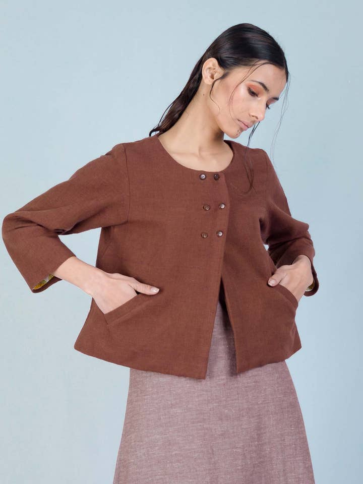 Overlapped Vintage Jacket for wholesale by Ekadesma