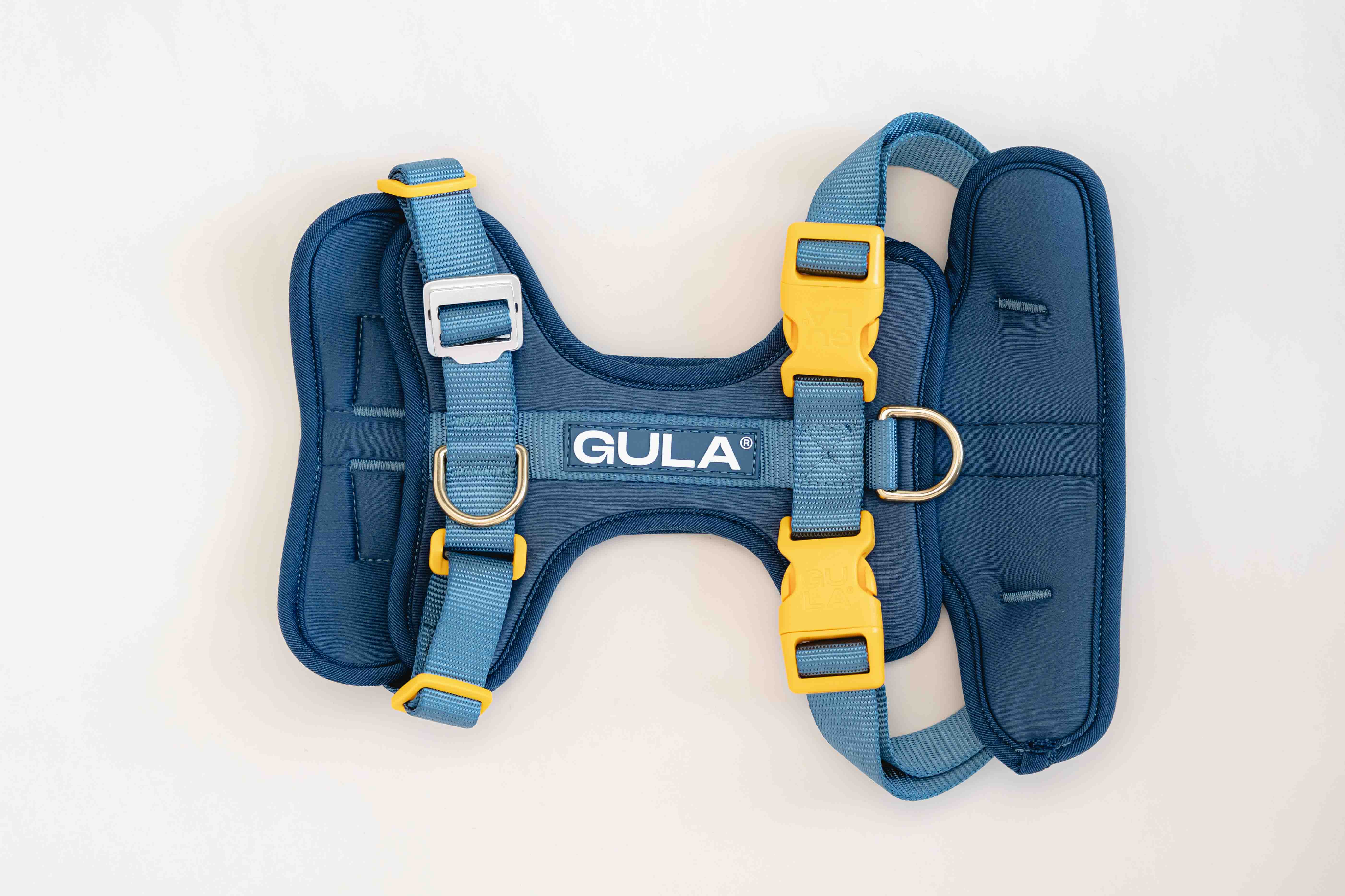 GULA DOG CARE – Großhandel Haustiergeschirr – Hund – Hundegeschirr NEU - Blau & Gelb0