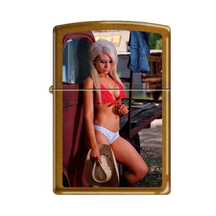 Lighter King – wholesale Tändare – Toffee Sexig Cow Girl Zippo Tändare