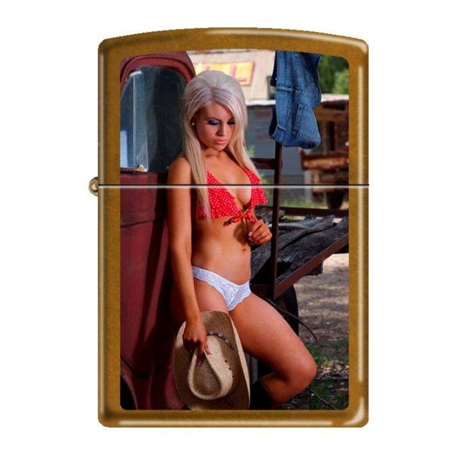Lighter King – wholesale Tändare – Toffee Sexig Cow Girl Zippo Tändare0