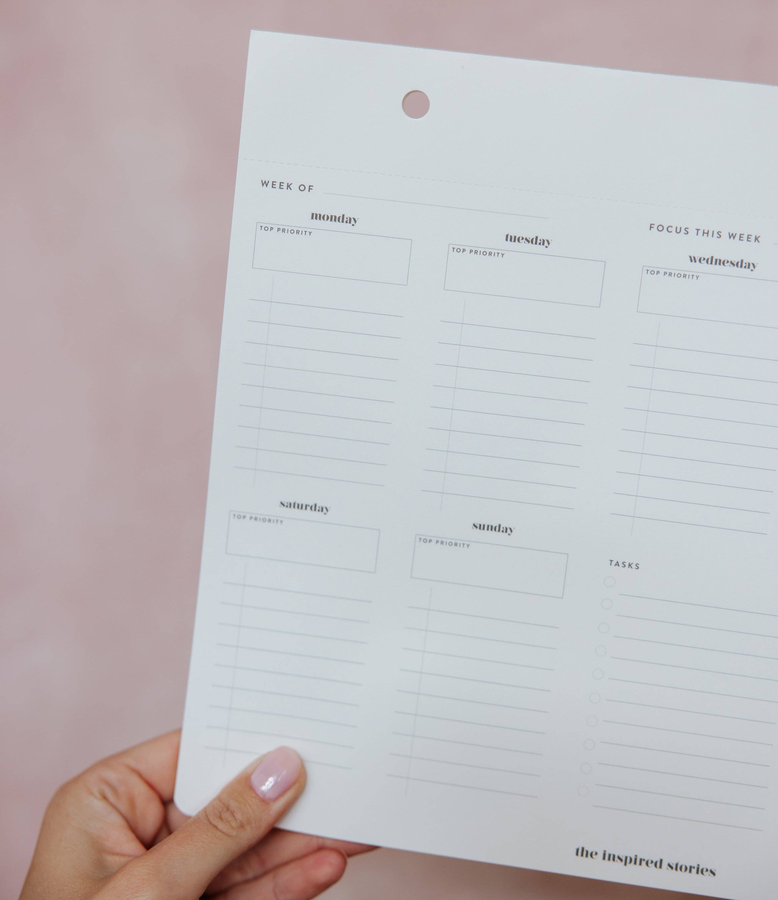 The Inspired Stories - Venta al por mayor Libretas - Recarga semanal de bloc de notas - Rayado1