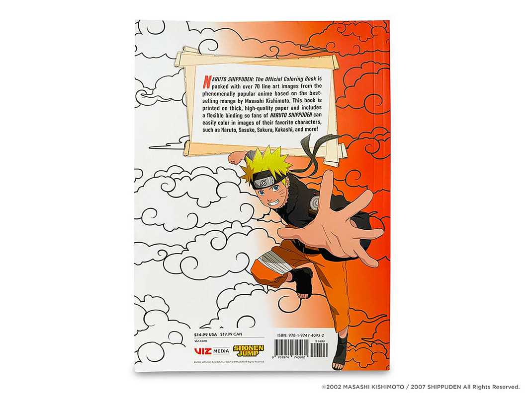 Simon & Schuster - Wholesale Coloring & Activity Book - Kids & Baby - NARUTO SHIPPUDEN: The Official Coloring Book by VIZ Media7