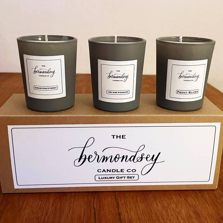 Set de regalo Mini Trio para venta al por mayor de The Bermondsey Candle Co