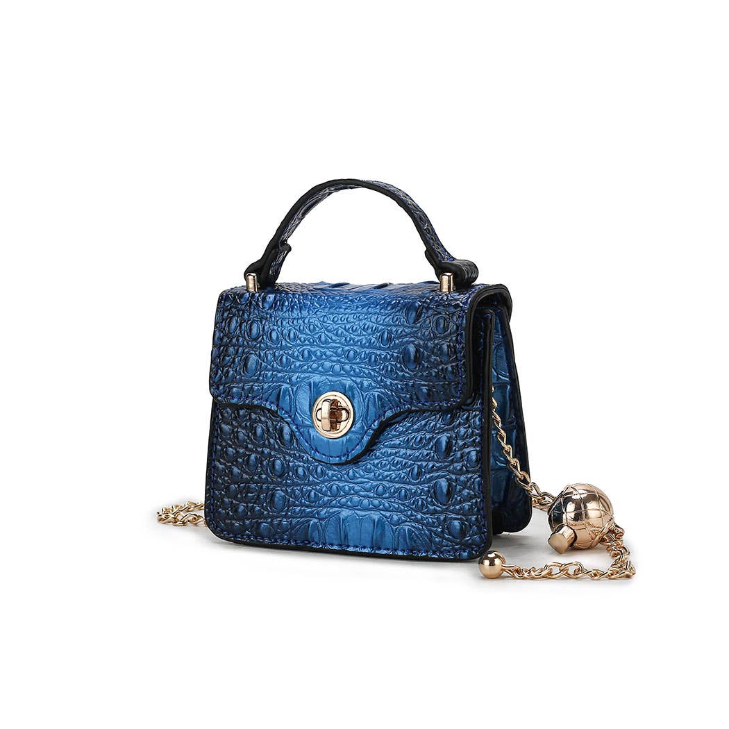 MKF Collection Satchel Bag for Women’s Crossbody Tote Handbag TopHandle Pur Wholesale MKF Luxe Women\u0027s Croc mini Satchel with Chain Strap by