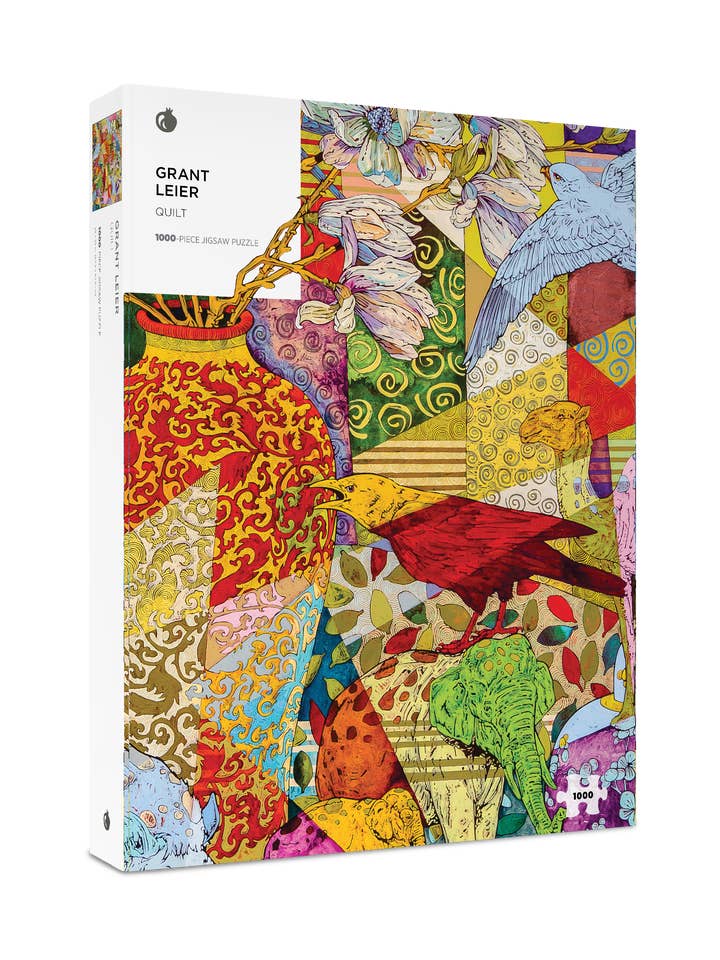 Grant Leier: Rompecabezas de 1000 piezas - Quilt para venta al por mayor de Pomegranate