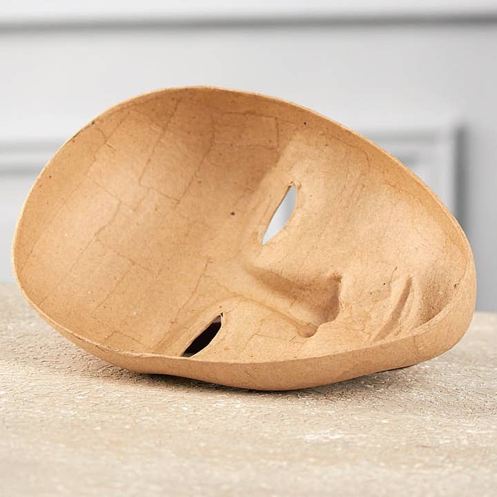 Factory Direct Craft - Wholesale Paper Mache - Paper Mache Mask – Blank Face for Creativity and Expression 6