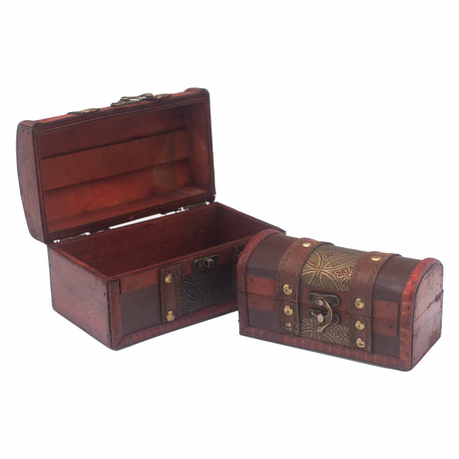 AWGifts Europe - Wholesale Decorative Box - Sets of 2 Colonial Boxes - Metal Embossed2