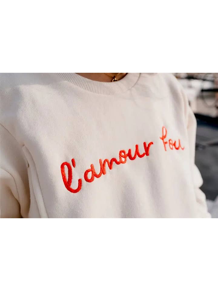 Limky - Wholesale Sweatshirt - Women's - Pregnancy and Nursing Sweatshirt "L'Amour Fou"5