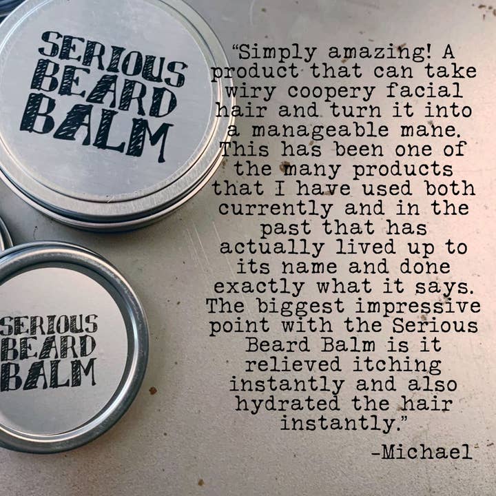 Serious Lip Balm - Wholesale Beard Conditioner - Business Natural Beard Balm - Large6