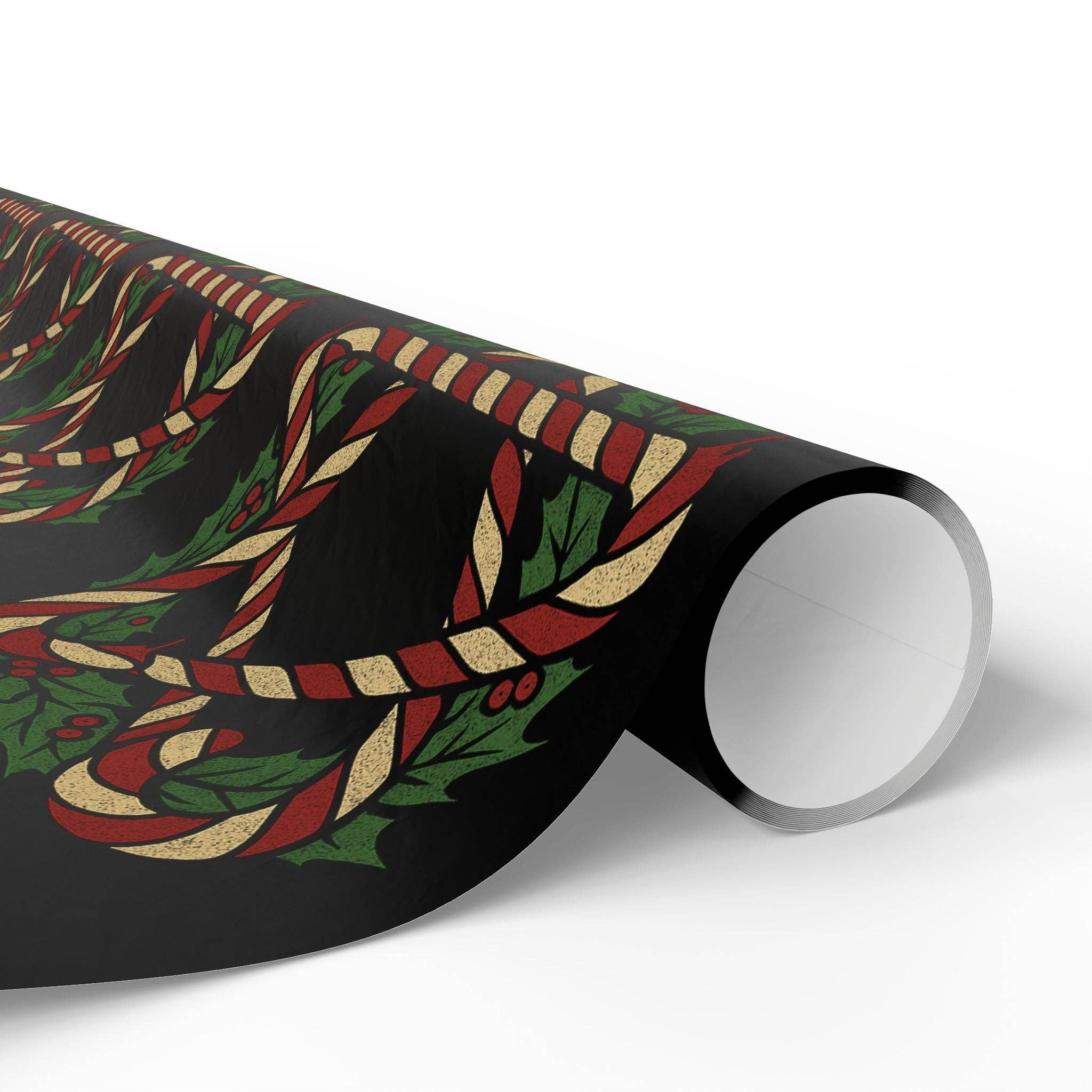 Goth Cloth Co. - Wholesale Flat Wrap - Hail Santa Gift Wrap7