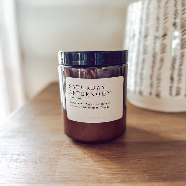 M I L K W I C K - Wholesale Jar/Filled Candle - Saturday Afternoon3