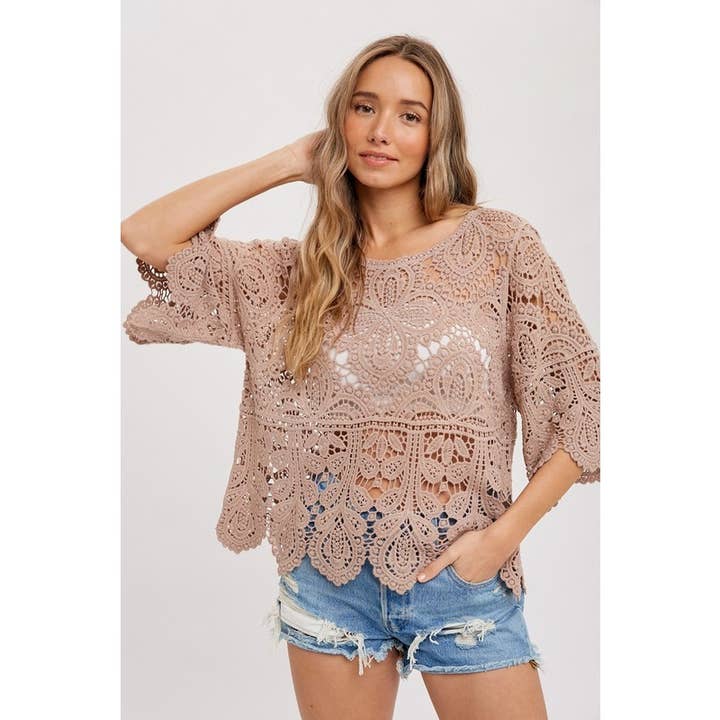 CROCHET TOP for wholesale by STYLE USA