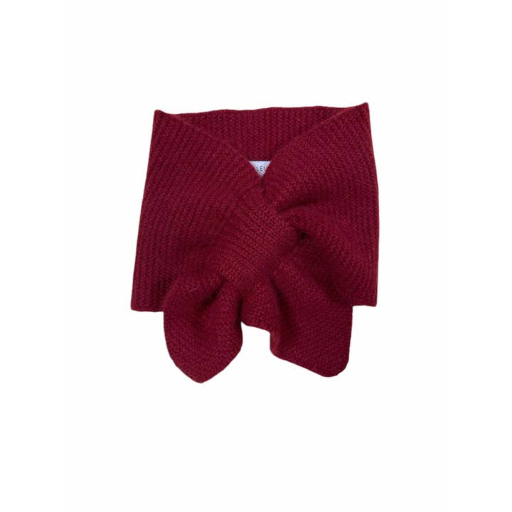 Kairon Trading UK Limited - Wholesale Scarf - Unisex - 100% Cashmere Keyhole Scarf, In Dark Red1