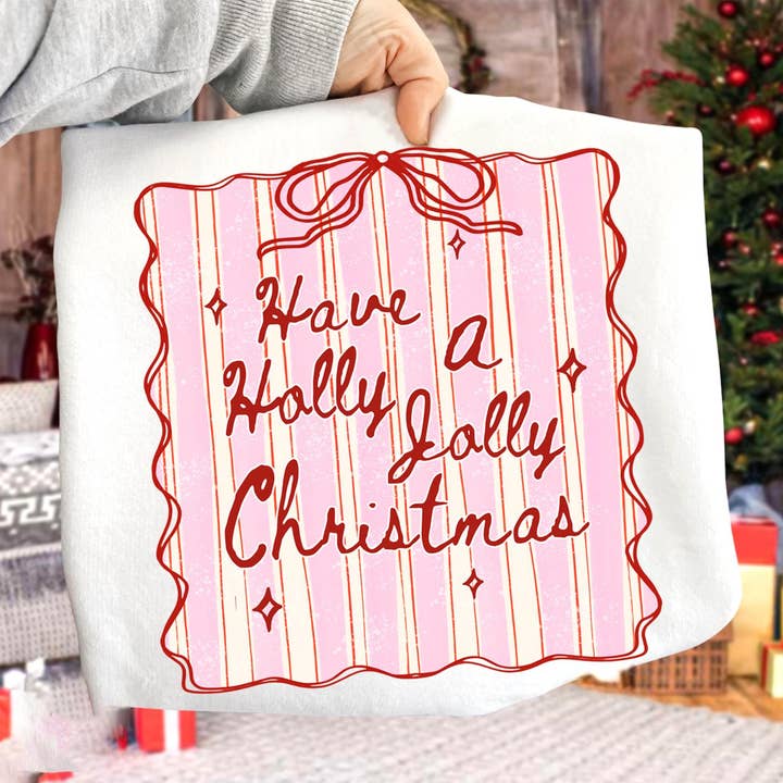 Glaime - Venta al por mayor Camiseta estampada - Mujer - Camiseta Holly Jolly Comfort Colors, Suéter Joy To The World0