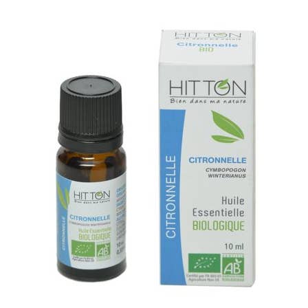 Organic lemongrass essential oil - 10ml for wholesale by Hitton
