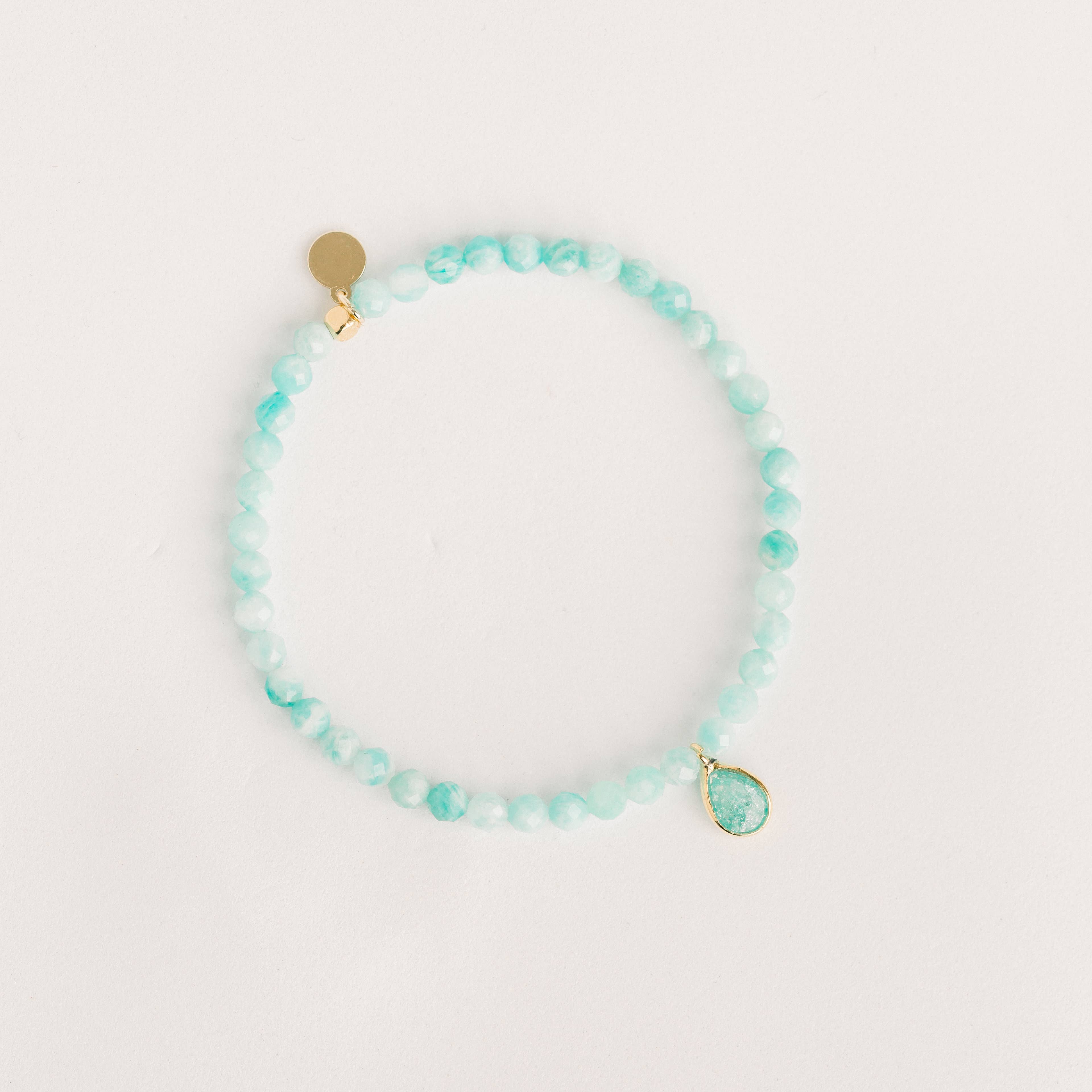 Elli Parr Jewelry – wholesale Beaded bracelet – Posh Mini Beaded Bracelet Amazonite5