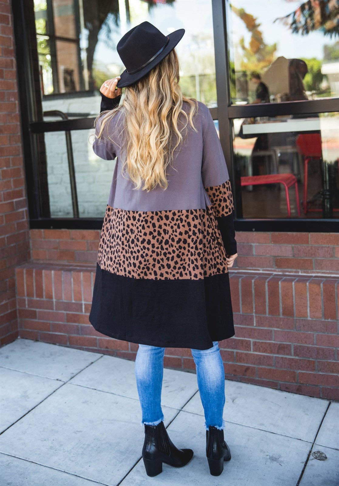 Tickled Teal - Wholesale Cardigan - Women's - The Briana Colorblock Cardigan9