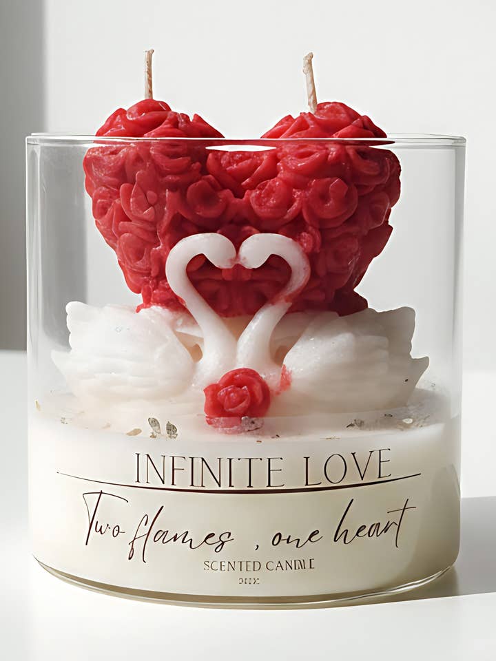 Doftljus "Infinite Love" – 300g, Rosdoft Alla hjärtans dag-present för wholesale av JoyDecor