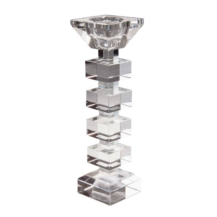 Portavelas de cristal (8" o 9,5") para venta al por mayor de Saro Lifestyle