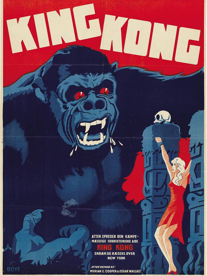 King Kong (1933) Dansk version klassisk filmaffisch för wholesale av Keep Calm Collection