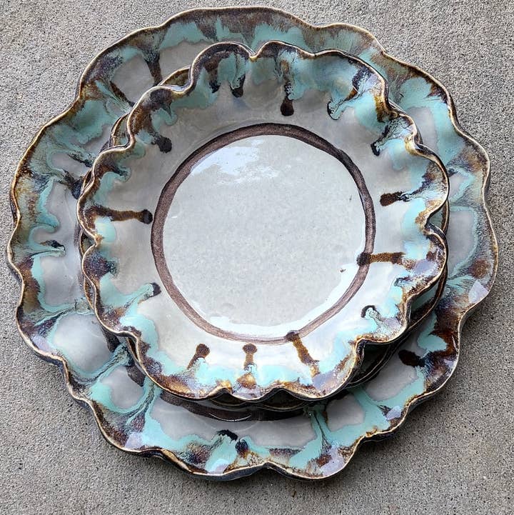 Heartfelt Traditions - Wholesale Dinnerware Set - Dinnerware Set (Turquoise)0