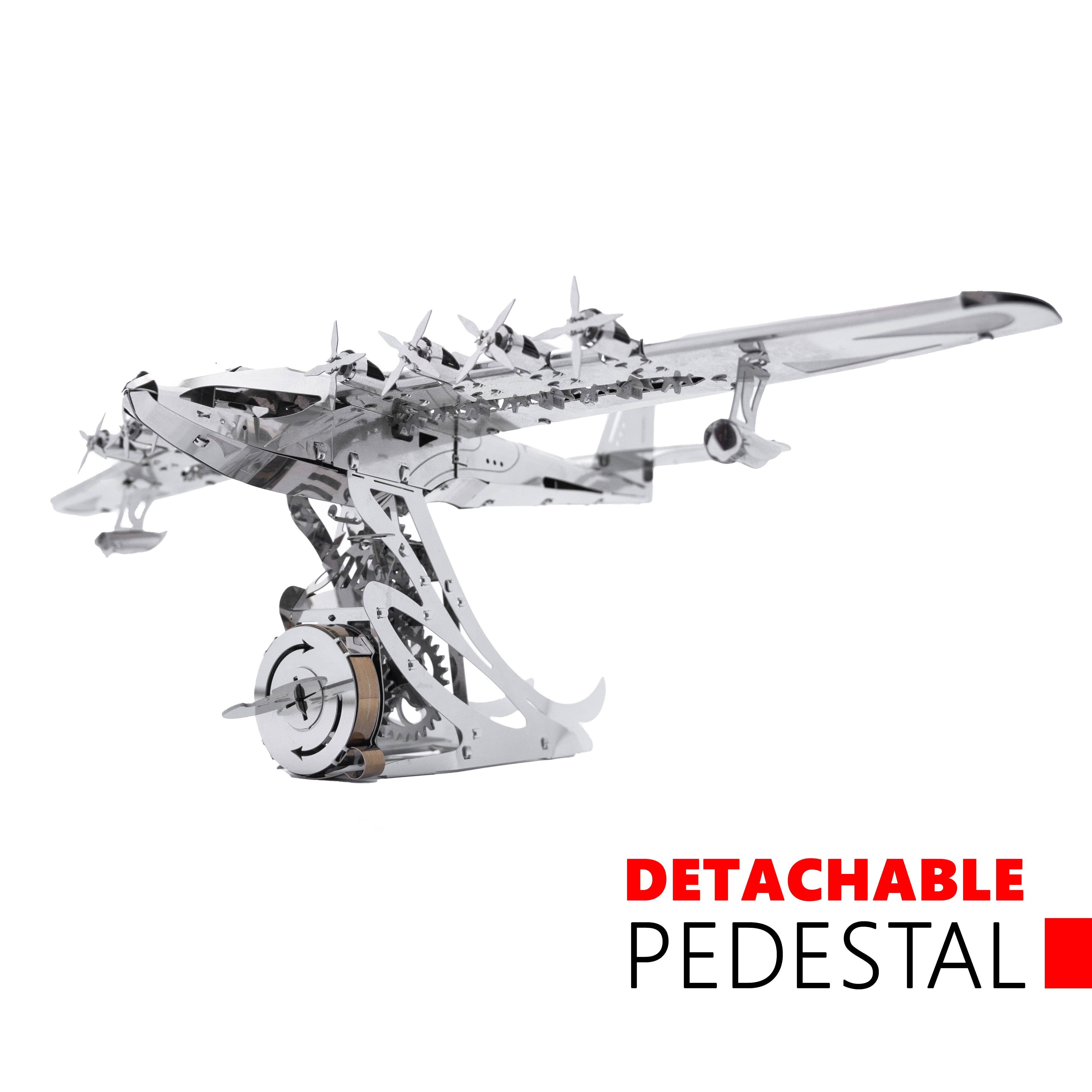 METAL-TIME INC. - Wholesale DIY Craft Kit - SPRUCE GOOSE HUGHES H-4 HERCULES  mechanical airplane kit3