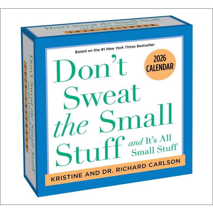 Don't Sweat the Small Stuff 2026 Day-to-Day Desk Calendar for wholesale by BrownTrout Publishers