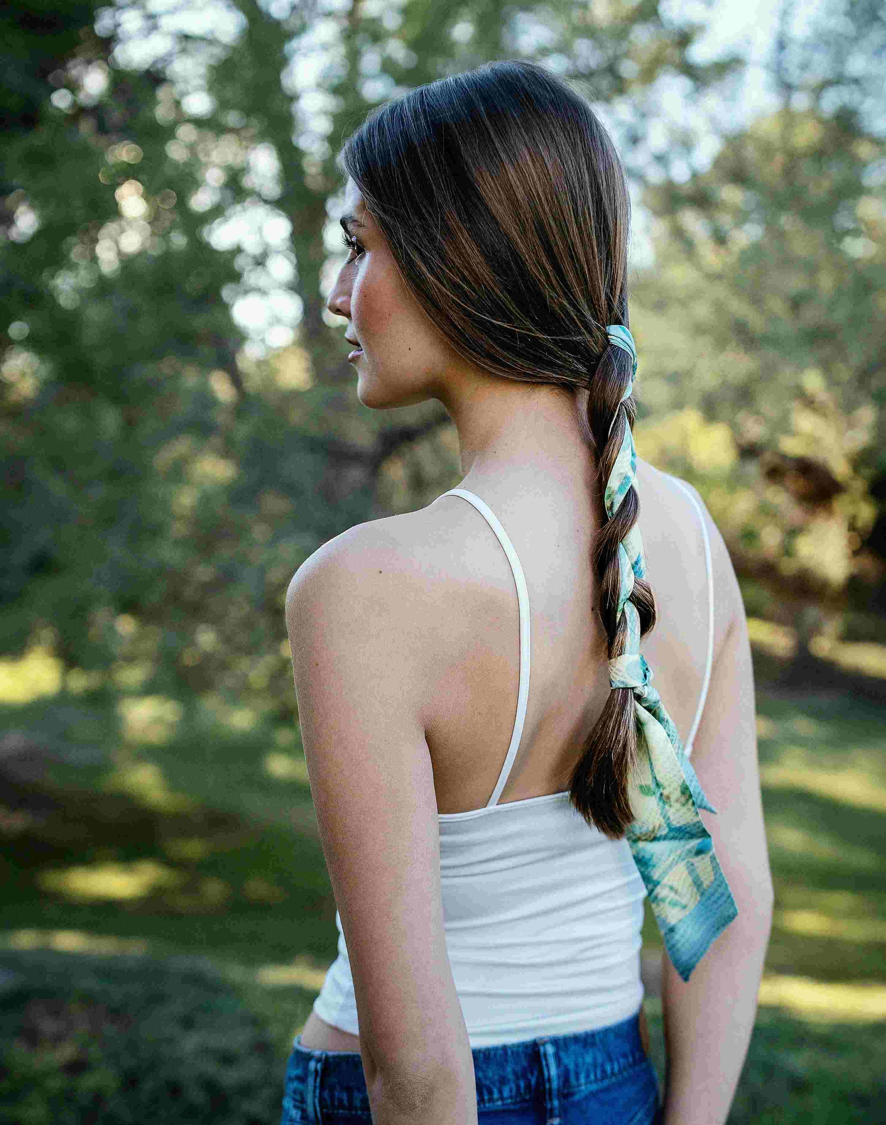 ASYII - Wholesale Scarf - Women's - Printed Floral Jacquard Silk Ribbon1