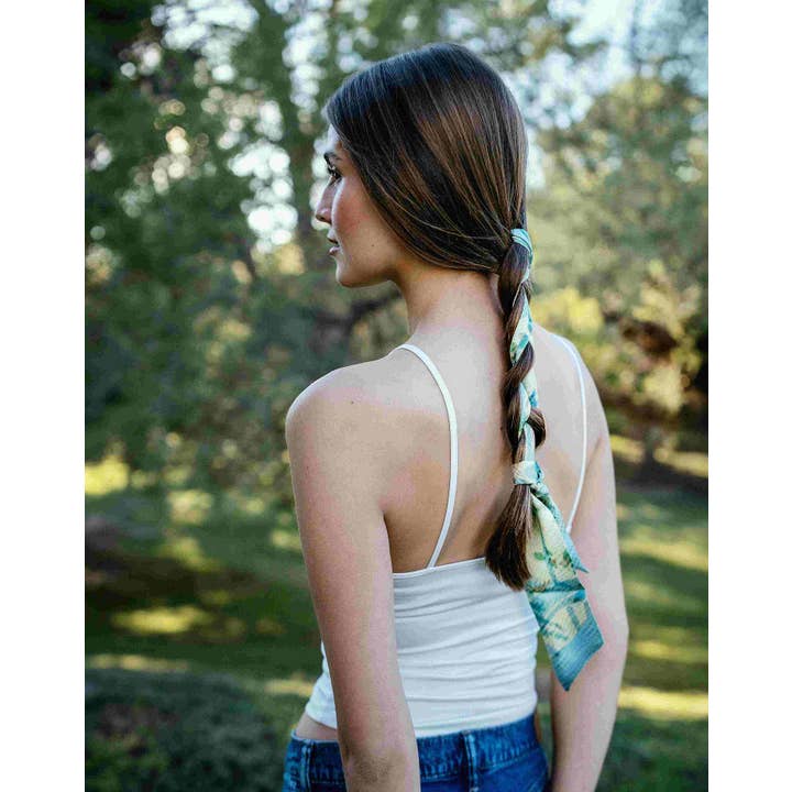 ASYII - Wholesale Scarf - Women's - Printed Floral Jacquard Silk Ribbon1