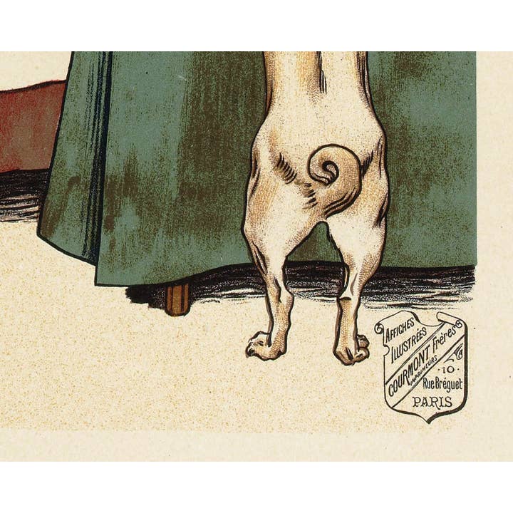 Rock Paper Scissors Wall Art - Wholesale Art Print - Vintage chocolate advertisement | Chocolat Carpentier | French cafe kitchen art | Coffee, tea wall art | Dog, cat, baby in art | H. Gerbault5