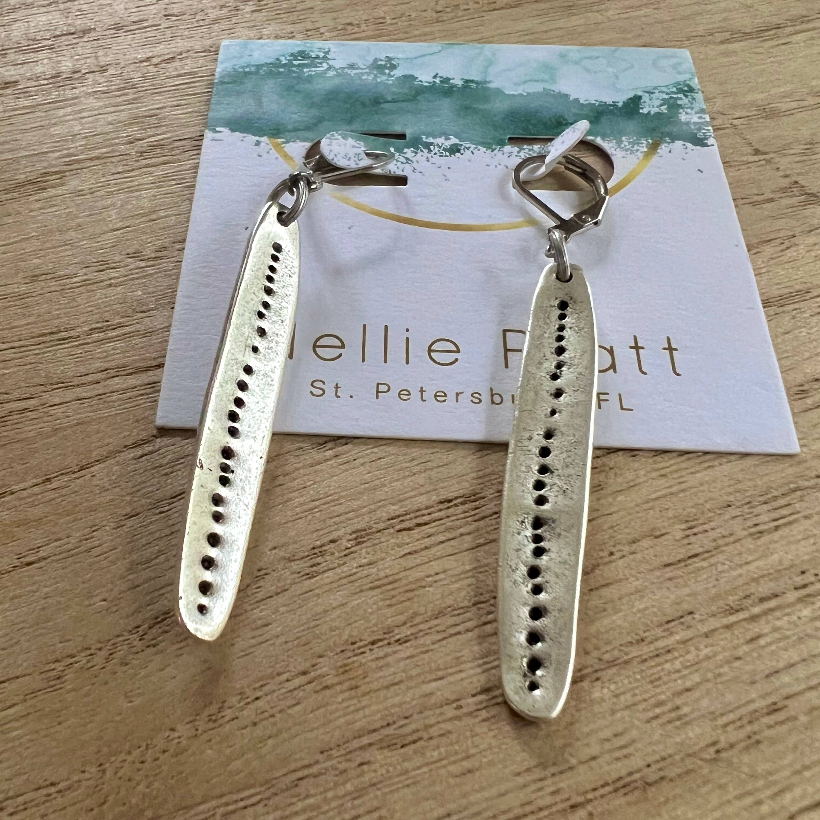Nellie Pratt Artisan Jewelry - Wholesale Dangle Earrings - Crush silver dangle statement earrings1