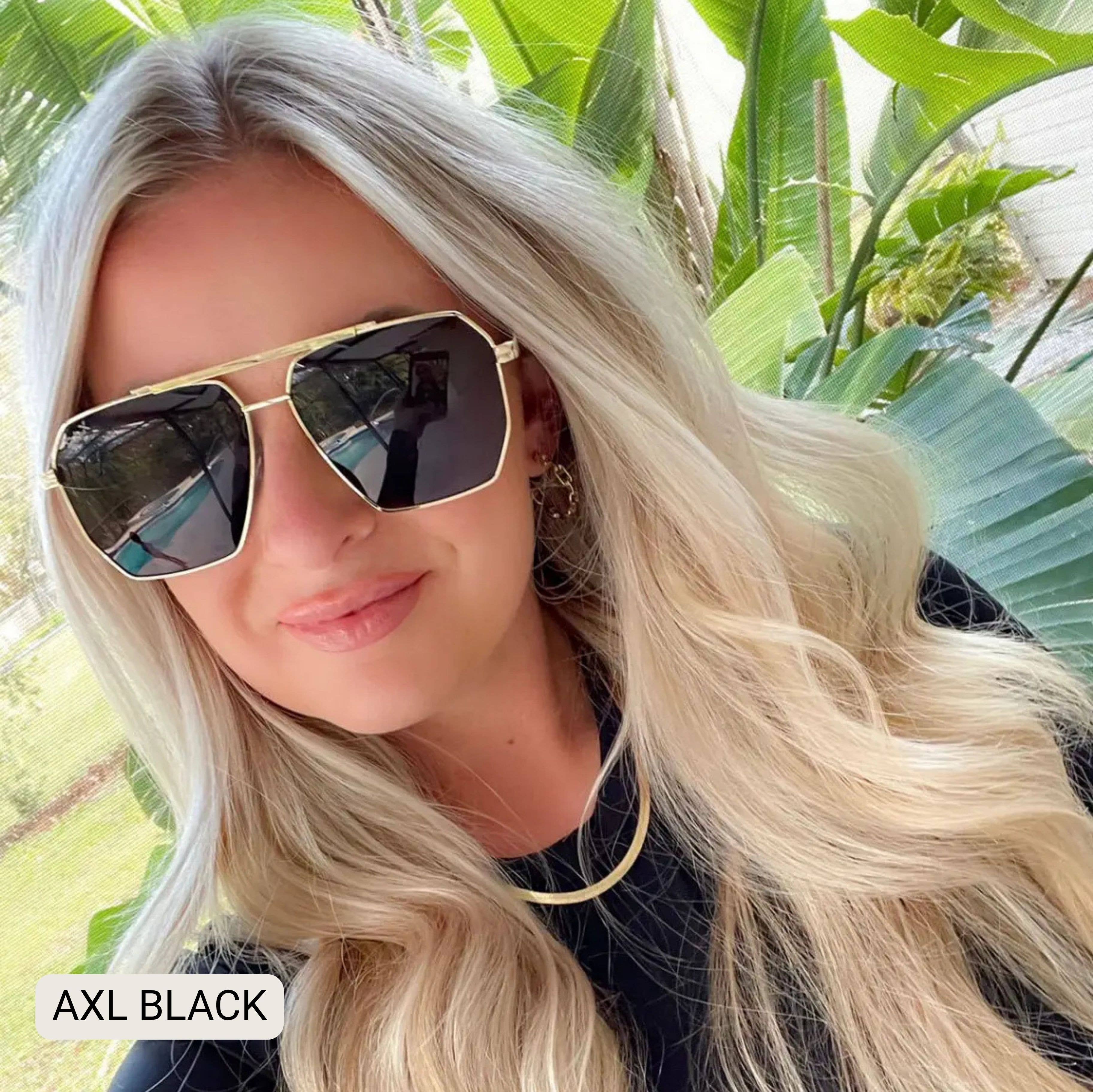 DAX Eyewear - Wholesale Sunglasses - Unisex - AXL - Unisex Geometric Aviator Polarized Sunglasses 0