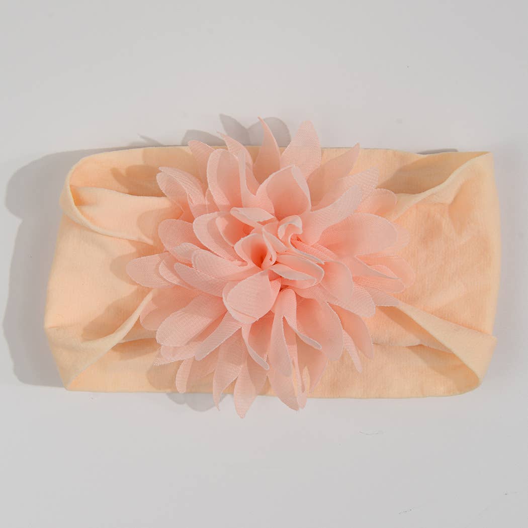 TheDivaSoap – Großhandel Fashion-Stirnband – Baby – Flower Baby Haarband aus Nylon mit Schleife3