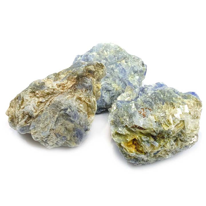 Blue Kyanite (Braziliƫ) 250g voor wholesale door Geofossils