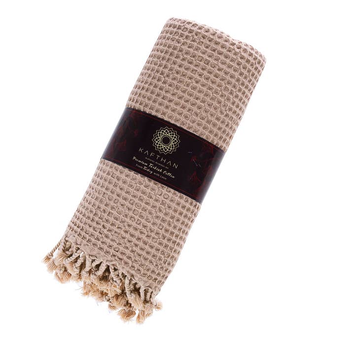 KAFTHAN – Toalha de banho por atacado – Toalha Turca Stoned Waffle | Toalha de Praia | Presente de Natal8