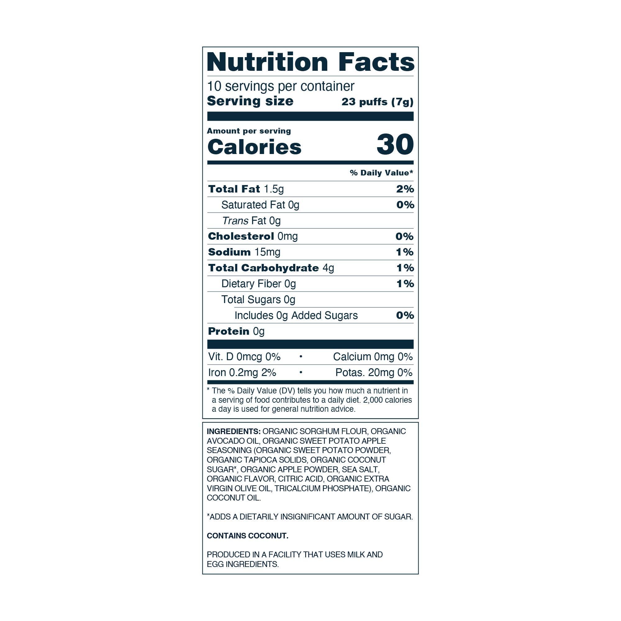 LesserEvil - Wholesale Puffed snack - Lil' Puffs, Sweet Potato Apple Asteroid, 2.5oz3