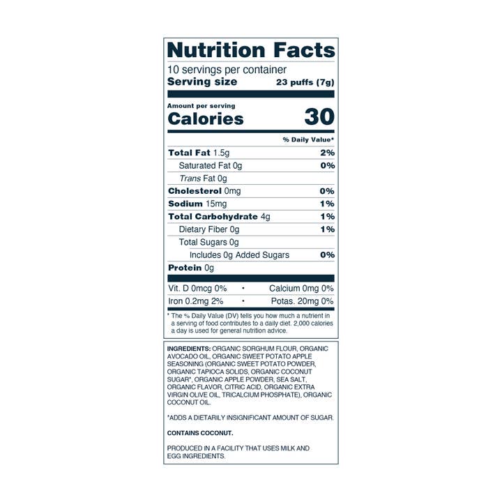 LesserEvil - Wholesale Puffed snack - Lil' Puffs, Sweet Potato Apple Asteroid, 2.5oz3