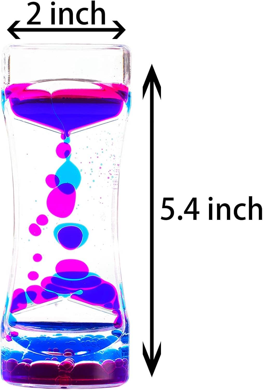 VIGOR - Wholesale Fidget Toy - Kids - Liquid Motion Bubbler Timer Hourglass Liquid Bubbler Sensory1