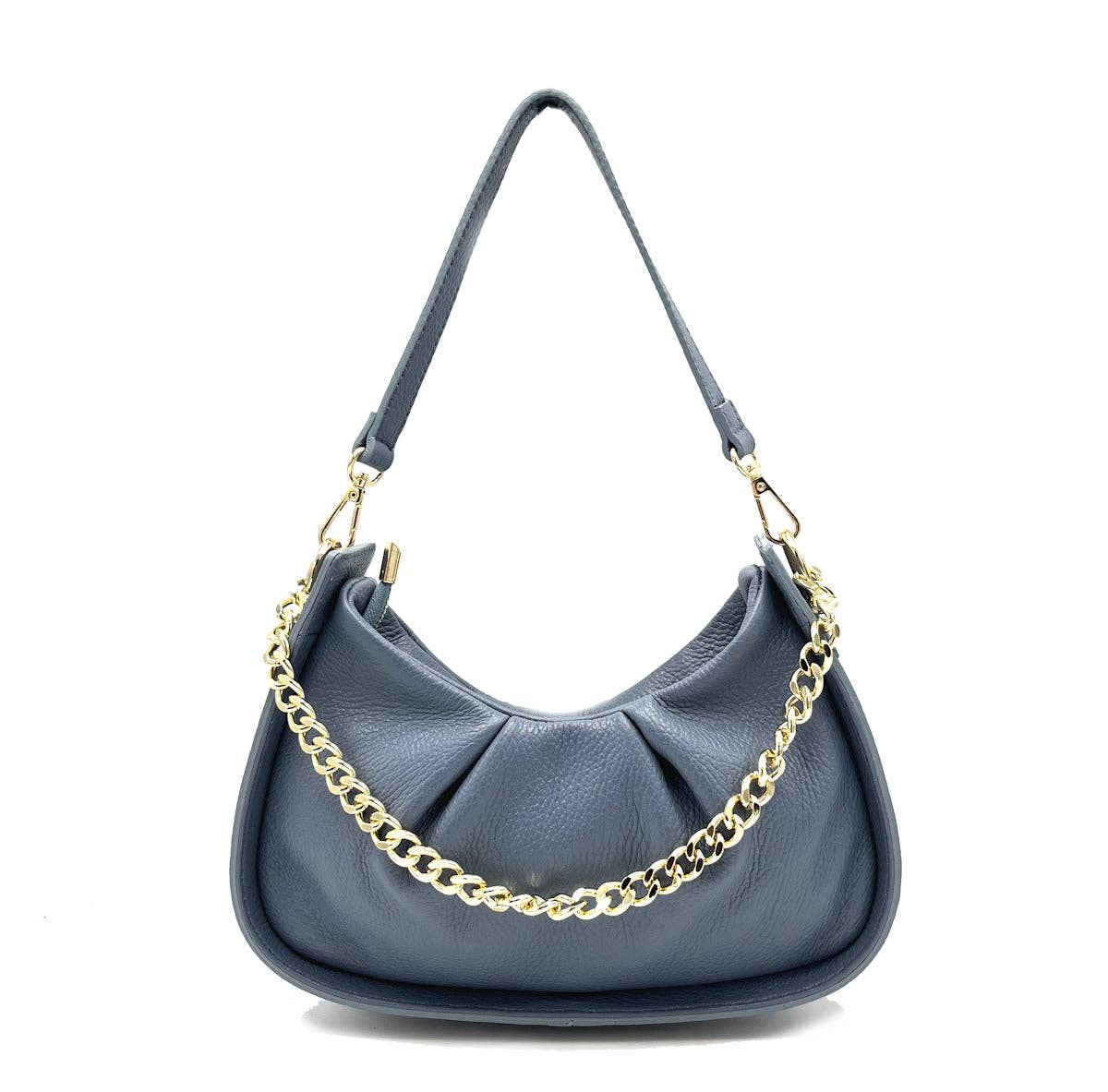 Suie Valentini srl – wholesale Axelremsväska – Dam – Kedjeväska i äkta läder, tillverkad i Italien, art. 11244011