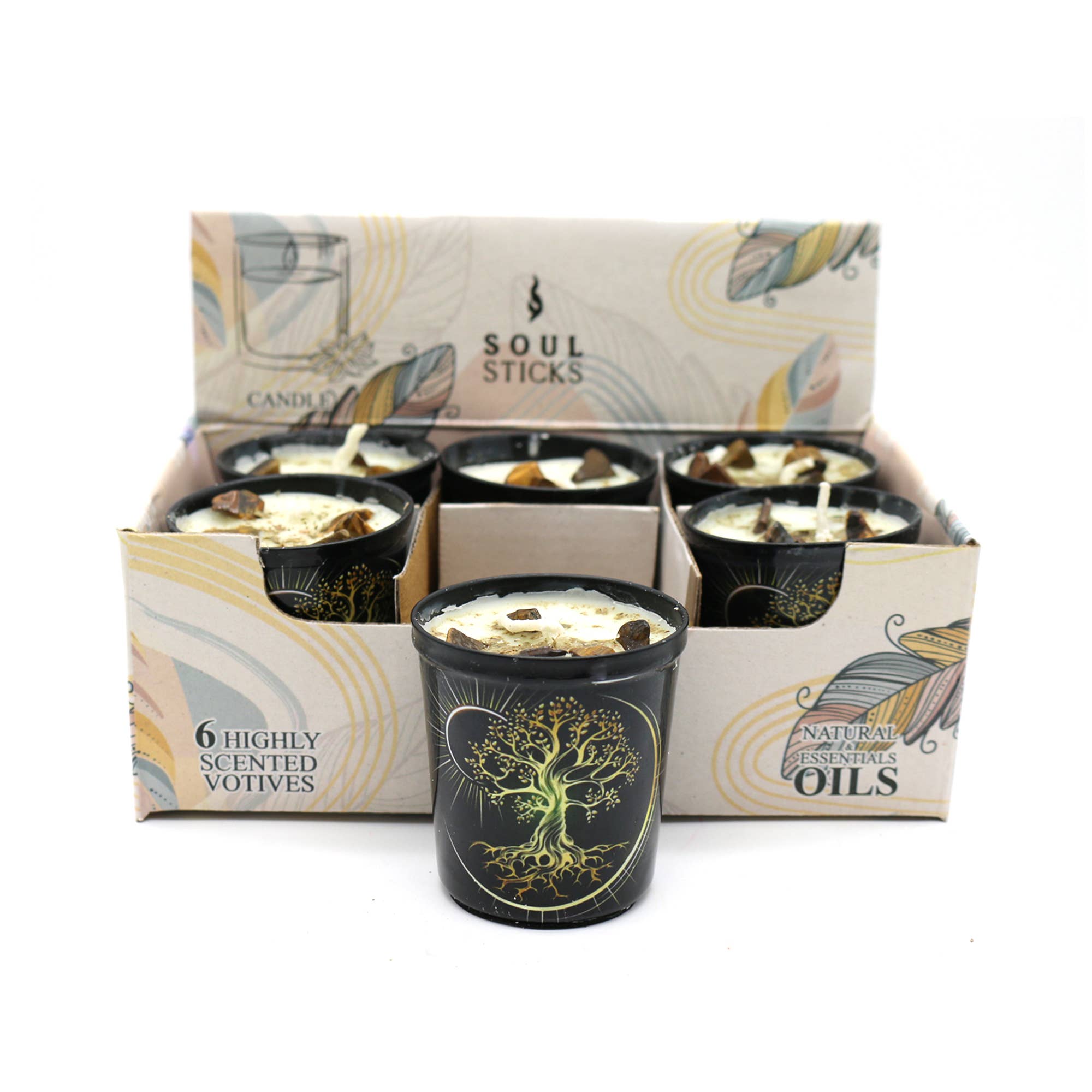 Designs by Deekay Inc. - Vendita all&#x27;ingrosso Candela in vasetto - Candele votive profumate Golden Tree of Life (6)2