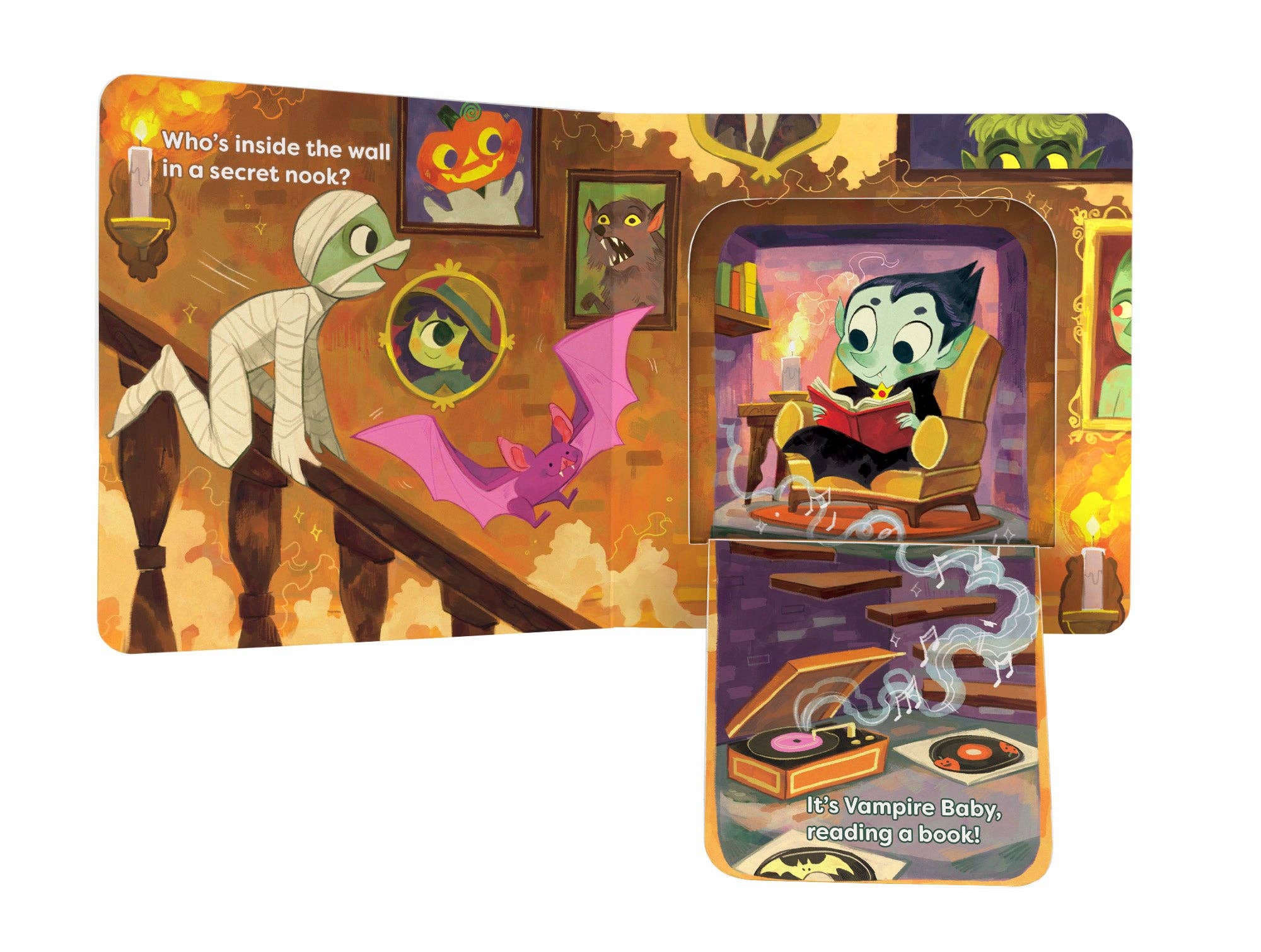 Hazy Dell Press – Engroshandel Bog til babyer og småbørn (0-2) – Vampyrbaby! : En uklar Dell-klaffbog6