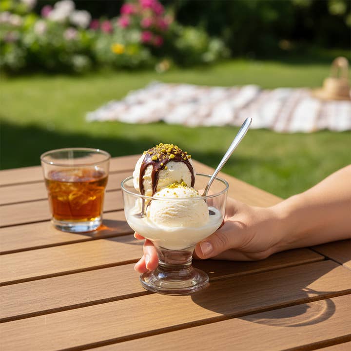 Kadra Kitchenware - Wholesale Drinking Glass/Cup - Lav - Destina Ice Cream Cup1