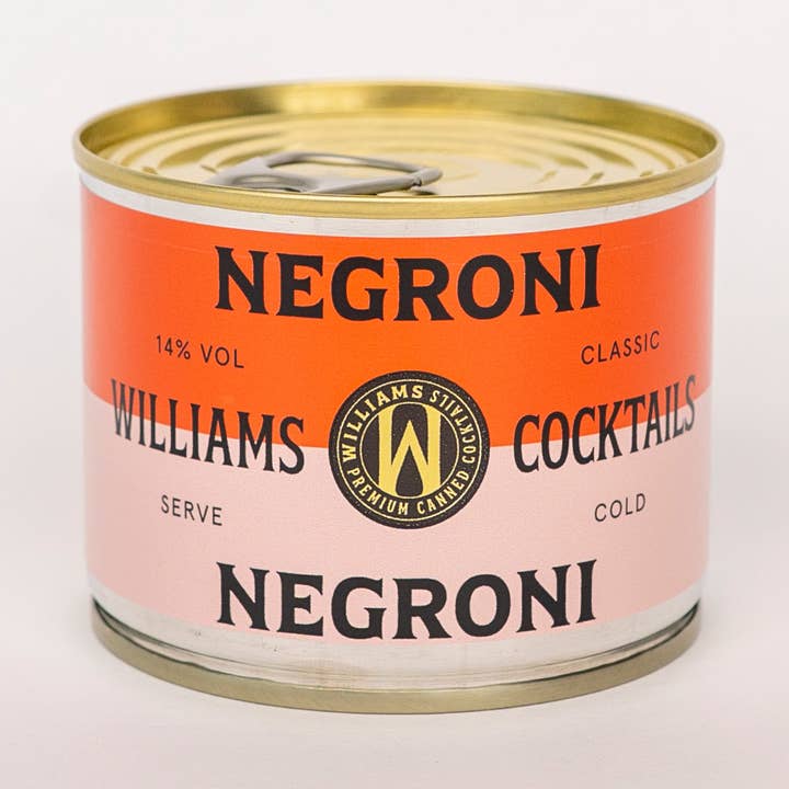 Negroni-cocktail för wholesale av Williams Premium Canned Cocktails