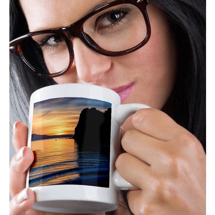 3dRose - Wholesale Coffee Mug - 3dRose, Mexico, Sea of Cortez, Loreto Bay. Sunrise over Nopolo Rock., Mug9