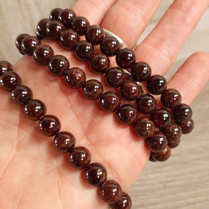Keystone Crystals - Wholesale Beaded Bracelet - 8mm Gemstone Round Beaded Bracelets – Assorted Crystals