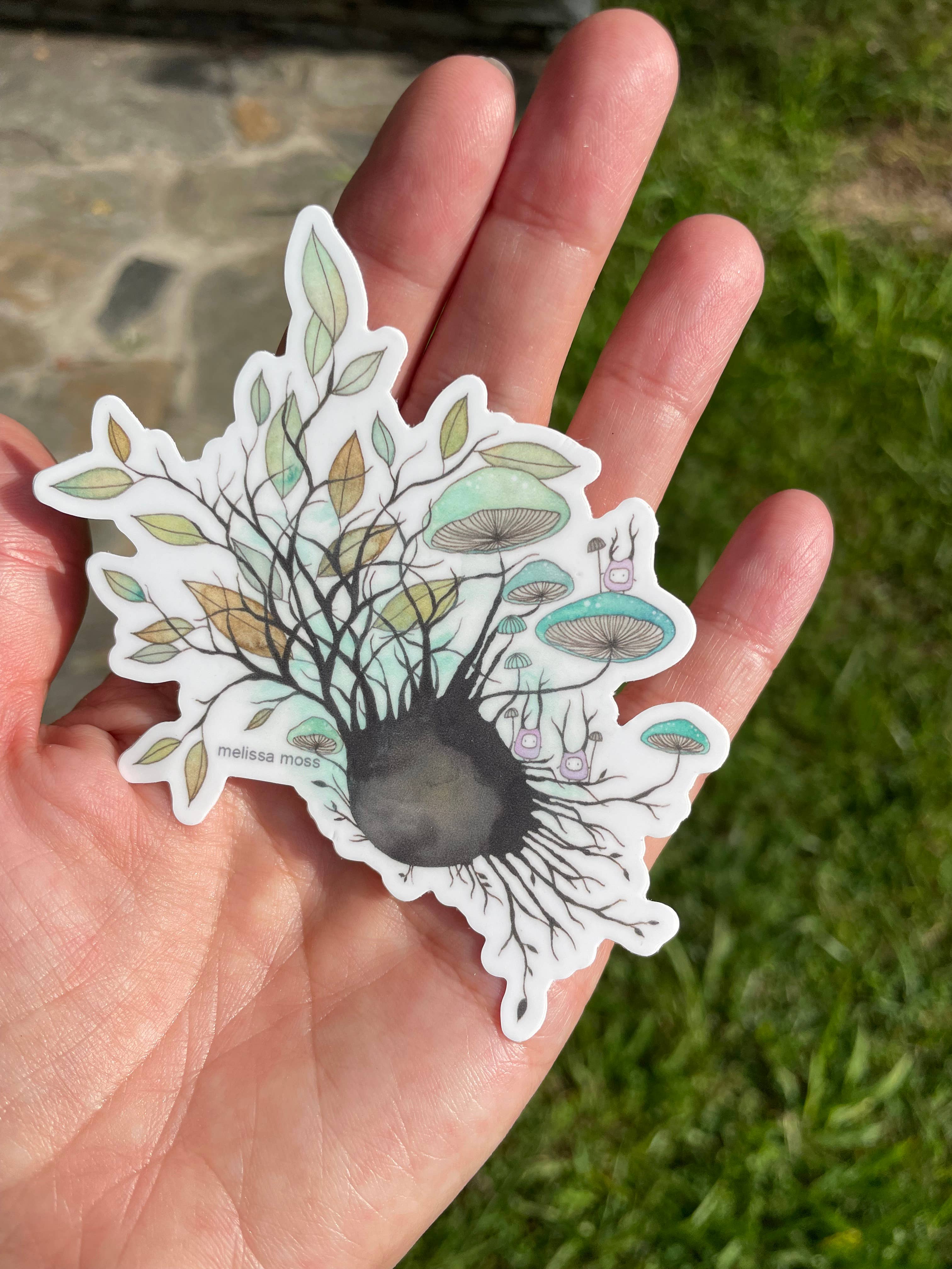 Melissa Moss Art - Wholesale Sticker - fierce together - Sticker1